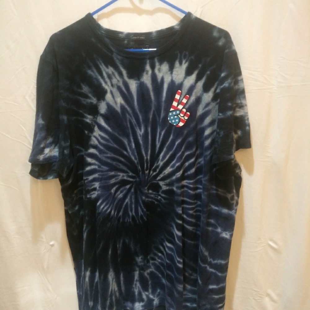 Abercrombie and Fitch Tie Dye Peace in America XXL